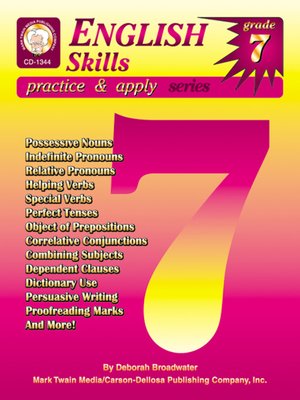 cover image of English Skills, Grade 7